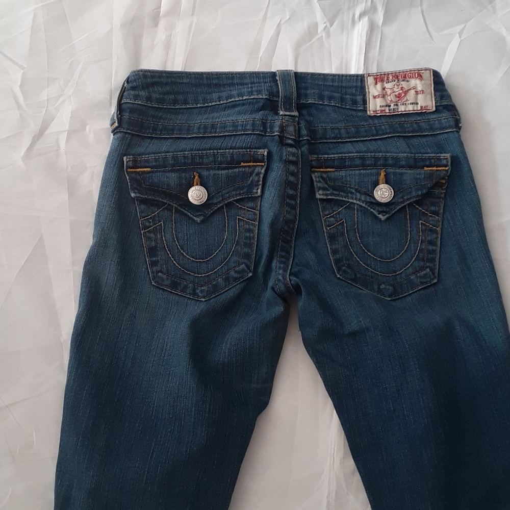 True religion  wendy blue jean size 25 - Picture 9 of 12